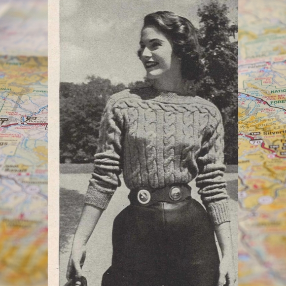 Vintage 90s Cable Knit Crew / Jumper - Picture 10 of 10